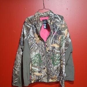 Realtree Camo Jacket with Pink Interior